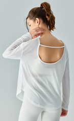 Yoga Open-Back Long Sleeve Shirt | CTL119