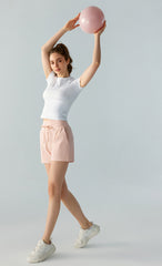 Camisa feminina de manga curta para ioga e fitness | CTS138 