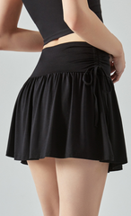 Drawstring High-Waist Sport Skirt | UWS095