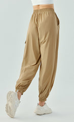 Pantalones deportivos casuales sueltos de moda para mujer, UWL668