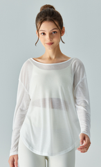 Yoga Open-Back Long Sleeve Shirt | CTL119