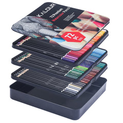 Watercolor Pencils Art Supplies 72 Colors | AP007