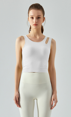 Ribbed Slim-Fit Yoga Tank Top | CTS131