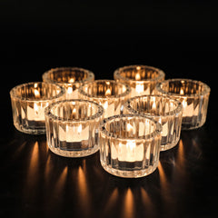 Taza de cristal con vela de aromaterapia minimalista nórdica DIY | CDE109 