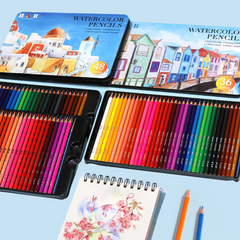 Watercolor Pencils Art Supplies 36 Colors 48 Colors | AP017