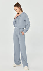 Women's Hooded Long Sleeve Loose Breathable Jacket | CTL128
