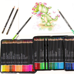 Materiais para arte em lápis de cor 72 cores 120 cores | AP016 