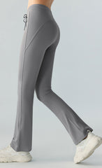 Calças de pernas largas atléticas justas e micro-flare da moda | UWL257 