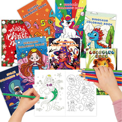 Party Pack Libros para colorear para 3-8 años 8 libros | CG106 