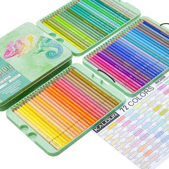 Suministros de arte con lápices de colores 72 colores | AP008 