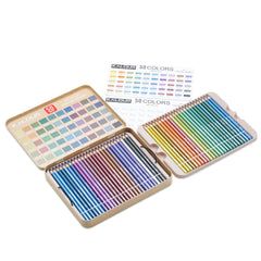 Materiais de arte em lápis de cor metálica 50 cores | AP009 