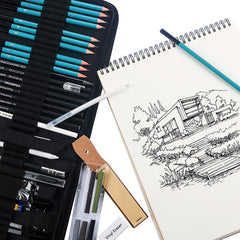 Sketch Kit Pencils 50 Pcs | AP025